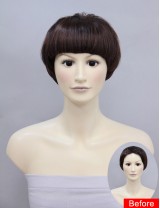 Wigs2you 劉海片 日本正品 髪片 隱形無痕 齊劉海W-8108-BAM